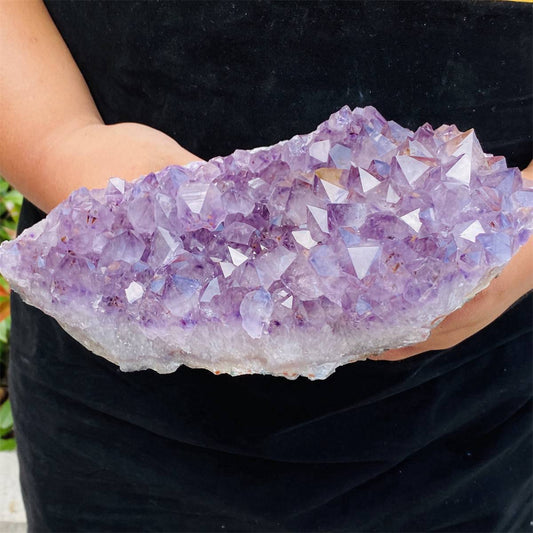 Rough Amethyst  - 4.73lb Natural Amethyst Point Quartz Crystal Rock Stone Purple Mineral Specimen