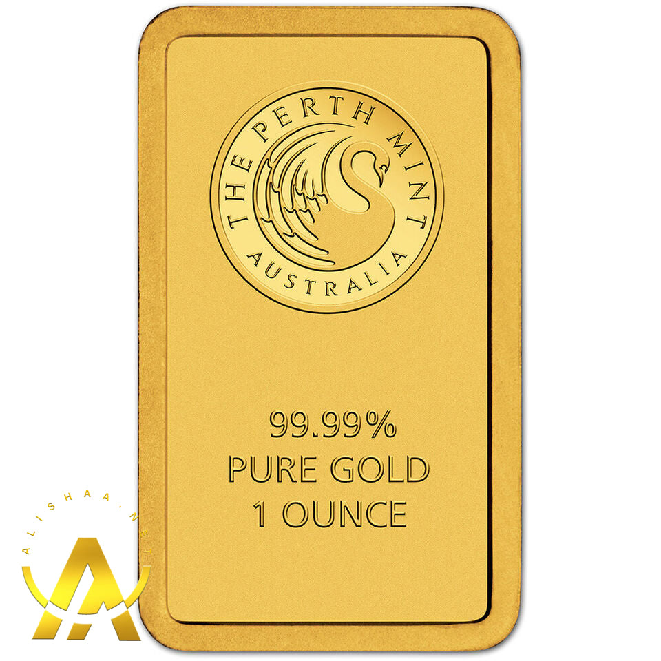 1 oz. Gold Bar - Perth Mint - 99.99 Fine in Assay