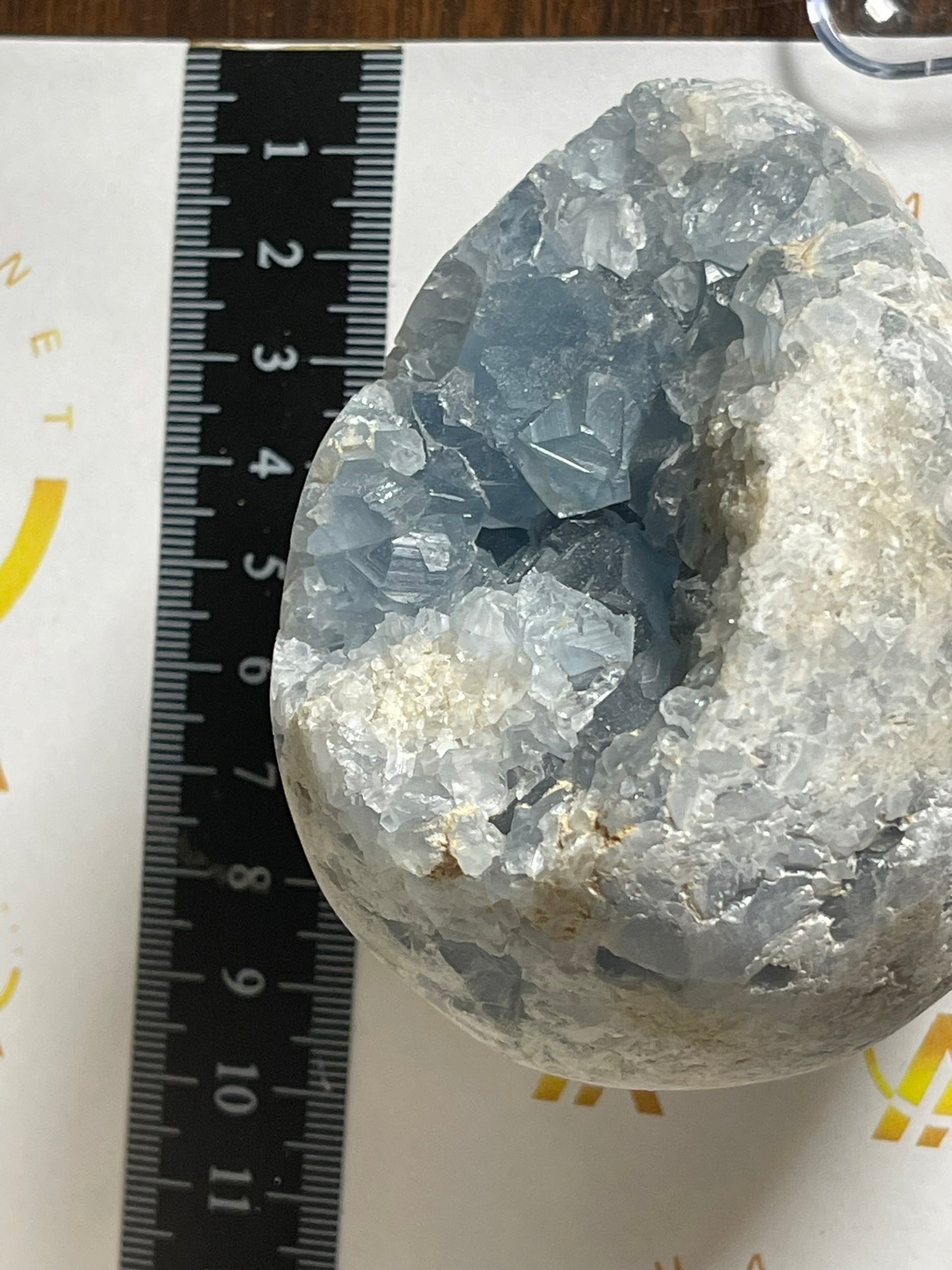 Rough Celestite - Natural Geode Quartz Crystal Cluster Mineral Specimen Egg Shaped - 565g