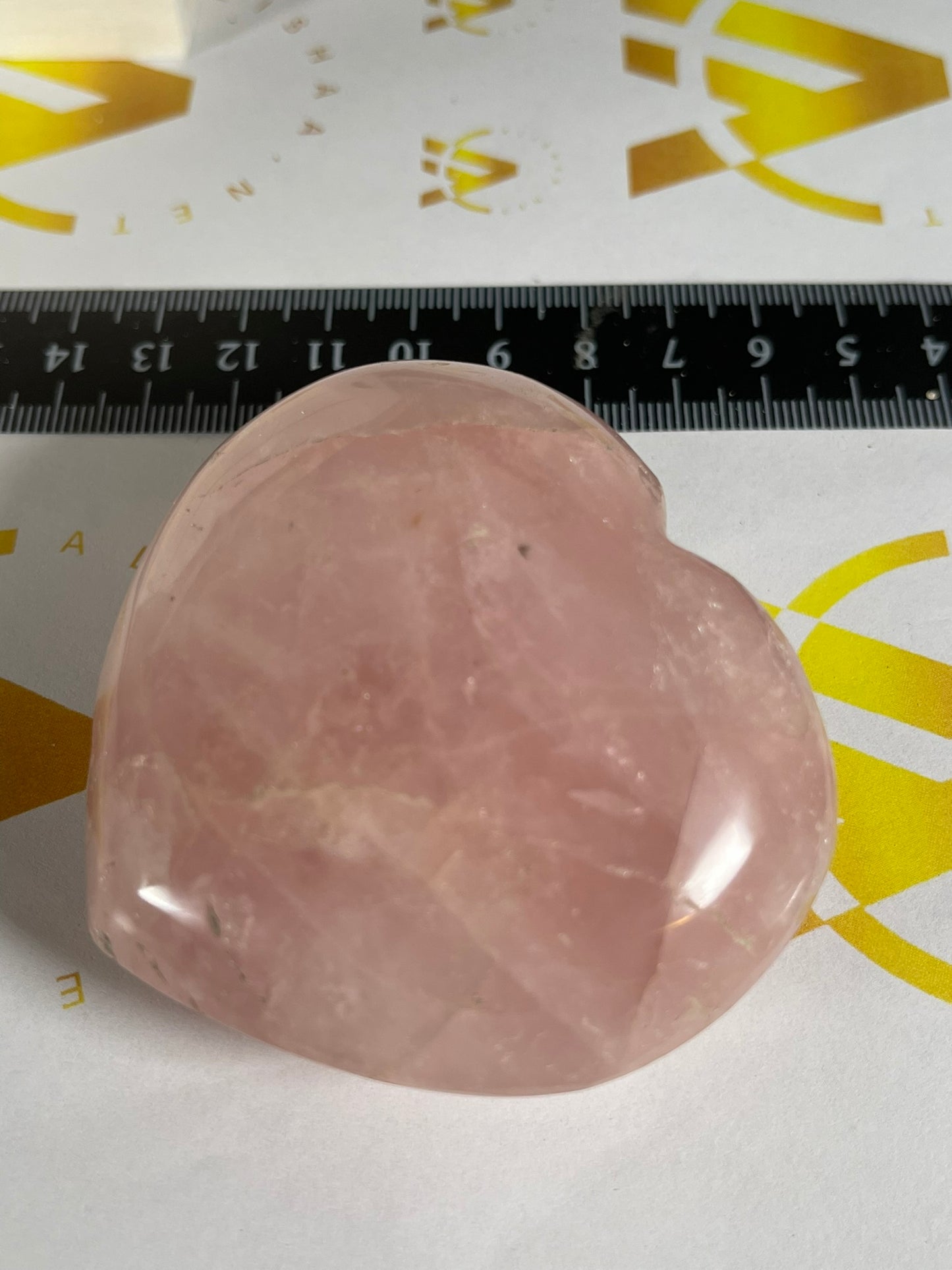 Large Pink Rose Quartz Natural Earth Mined Crystal Polished Heart - 174g