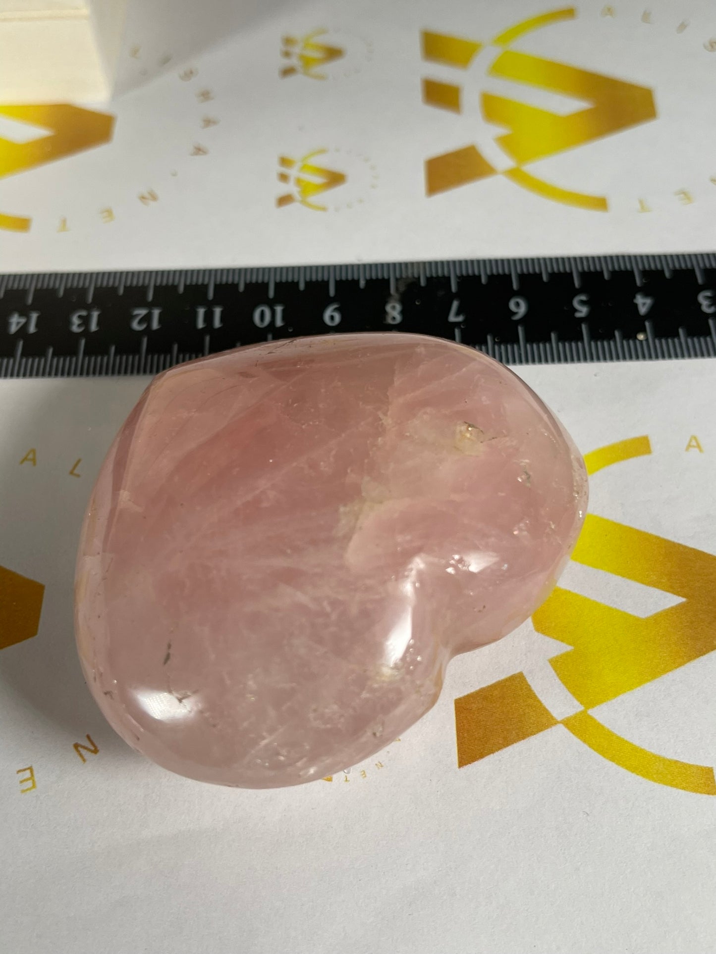 Large Pink Rose Quartz Natural Earth Mined Crystal Polished Heart - 174g