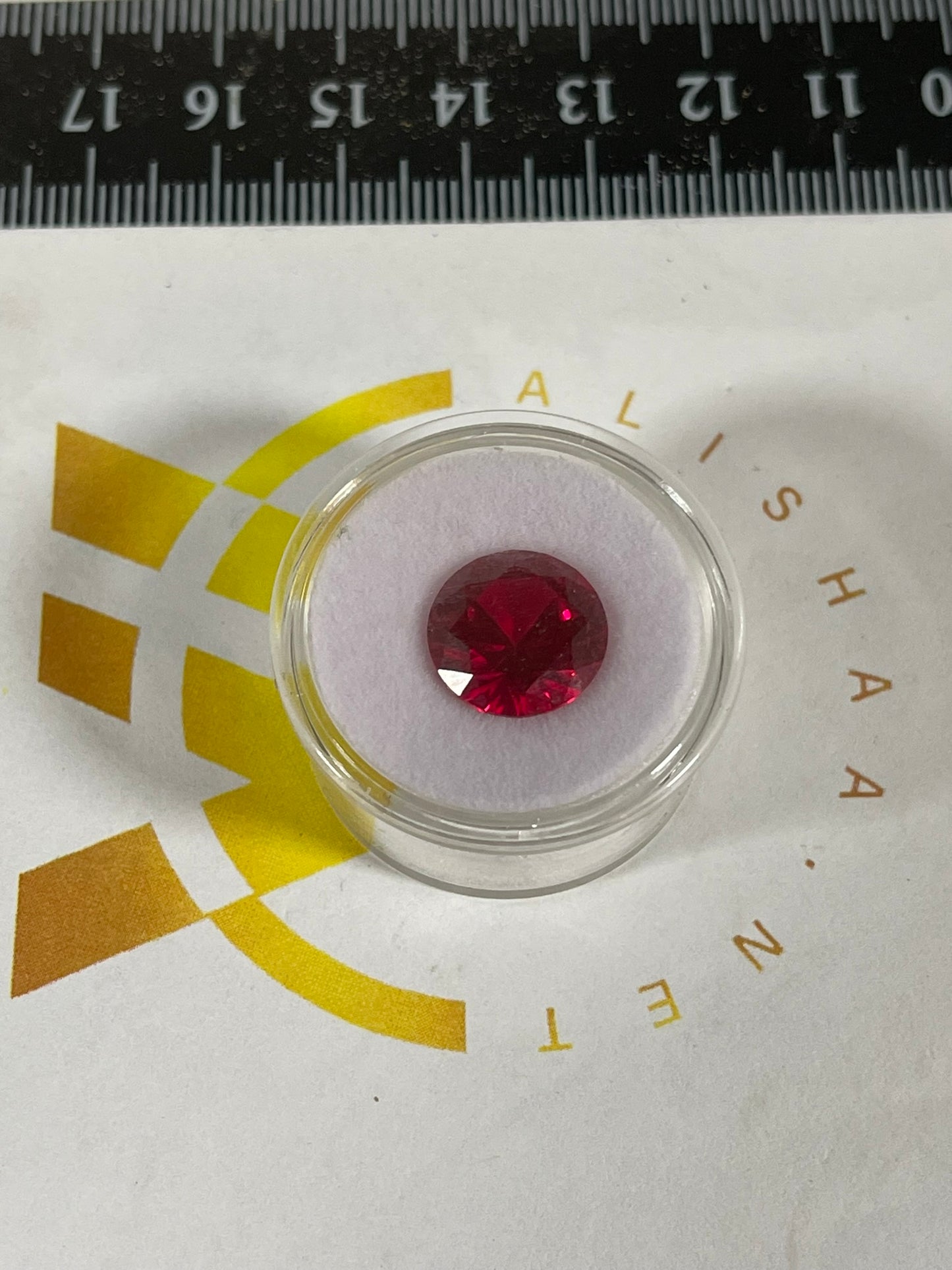 Faceted Red Garnet- Natural Dark Red VVS Oval Cut - 1pc Stone - 7.25Ct TW 11.80mm