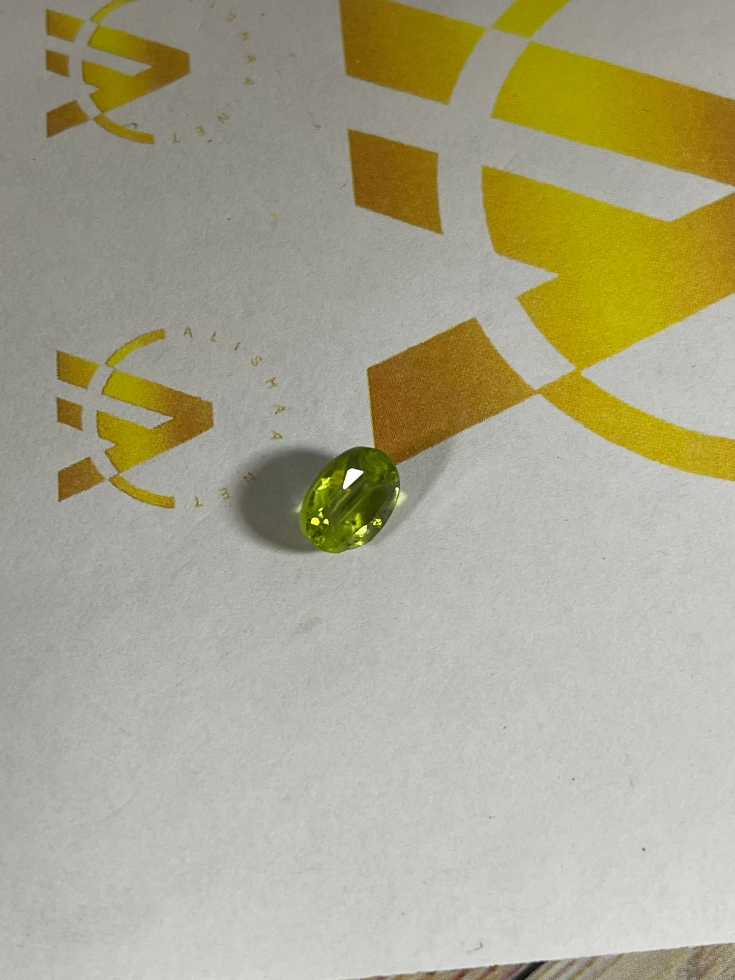 Faceted Peridot - Natural Earth Mined Oval Cut - 1pc - 2.10Ct