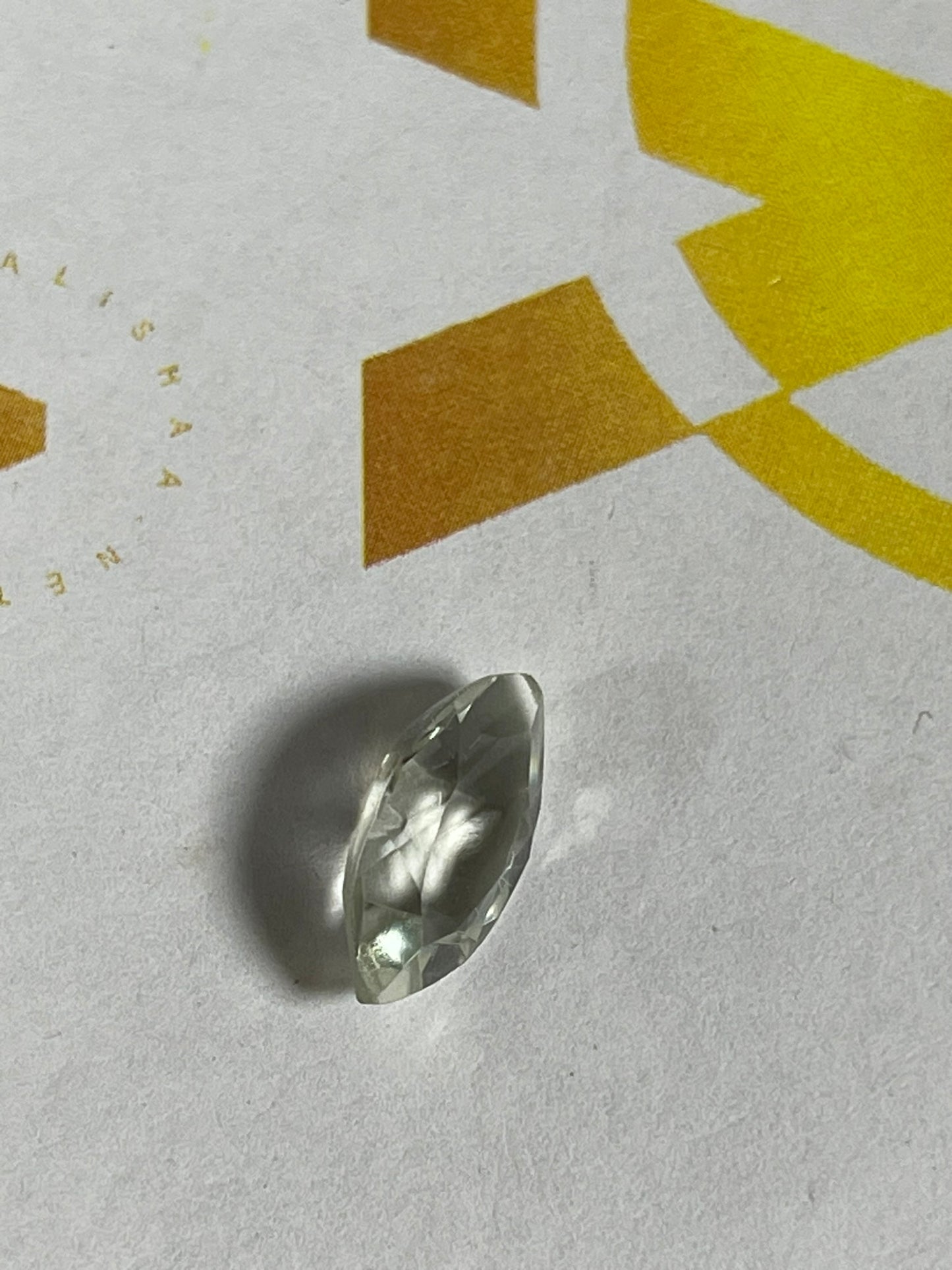 Faceted Topaz - Natural White Clear VVS Marquise Cut - 1pc - 3.10Ct TW