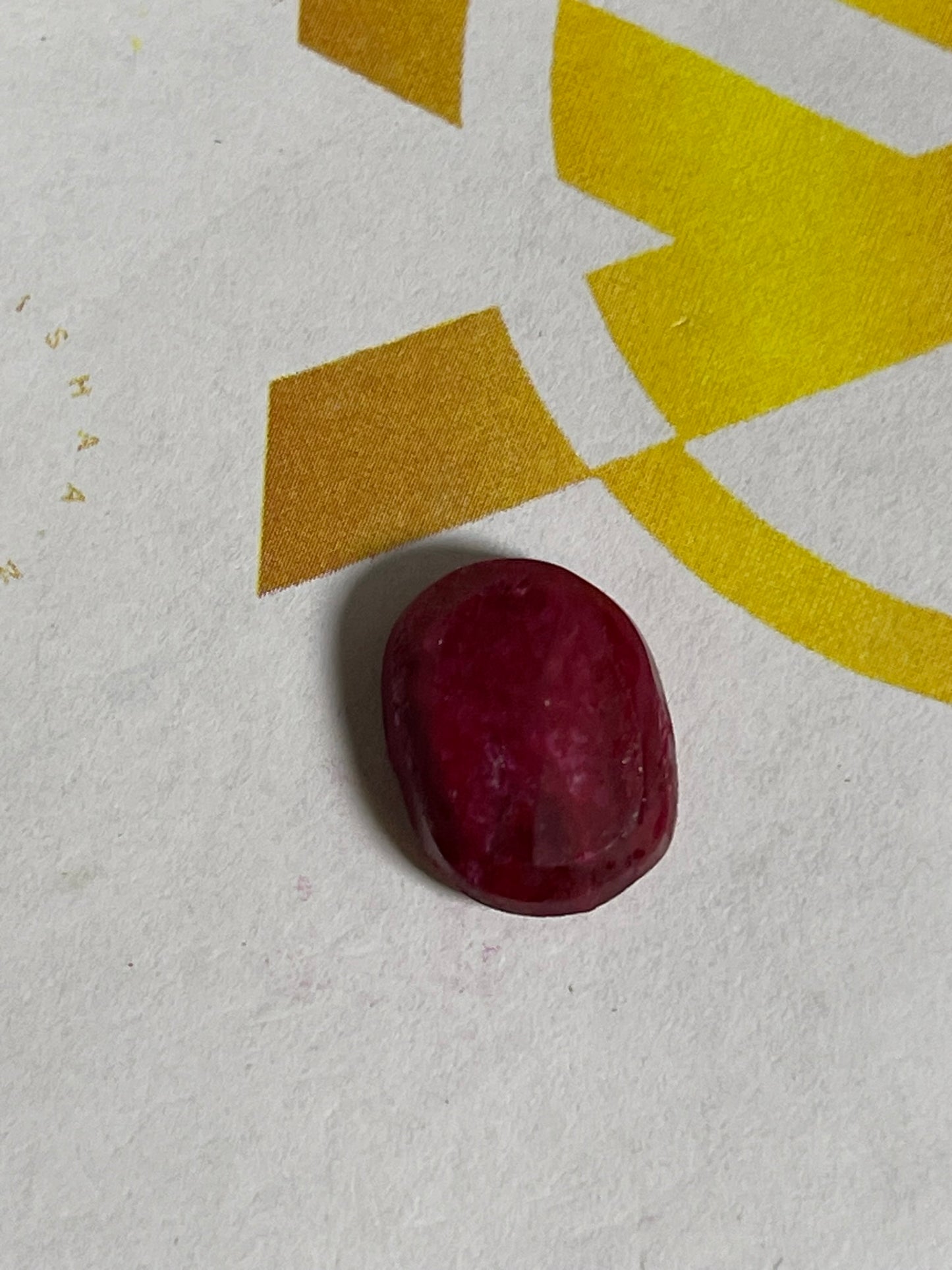 Faceted Red Ruby - Natural Treated Loose Gemstone - Oval Cut - 6.15Ct