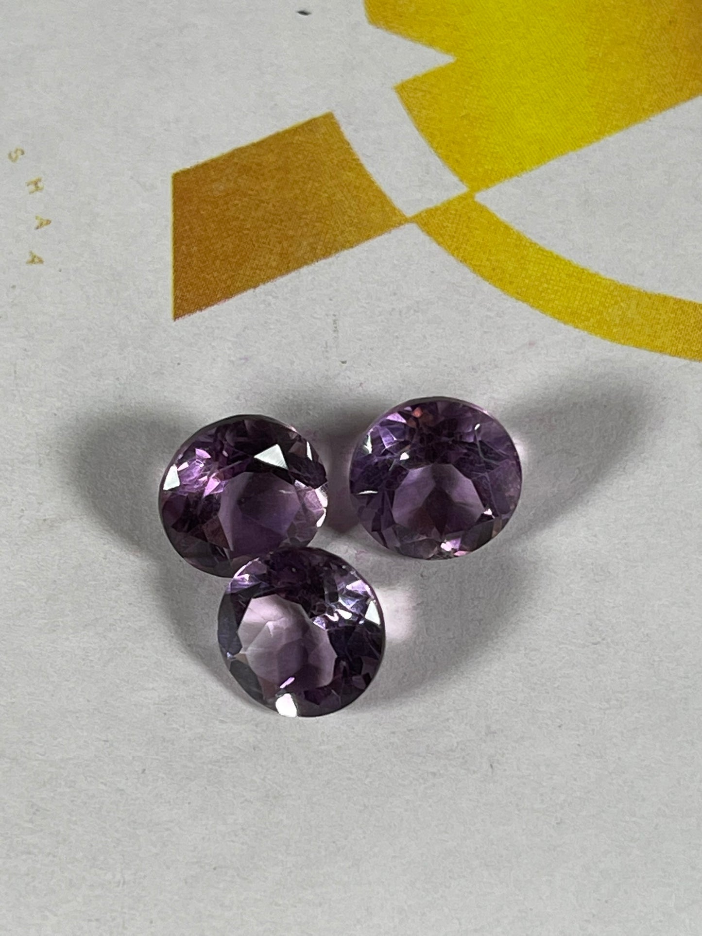 Faceted Amethyst - Natural Purple Round Cut - 1pc Stone - 2.50Ct TW