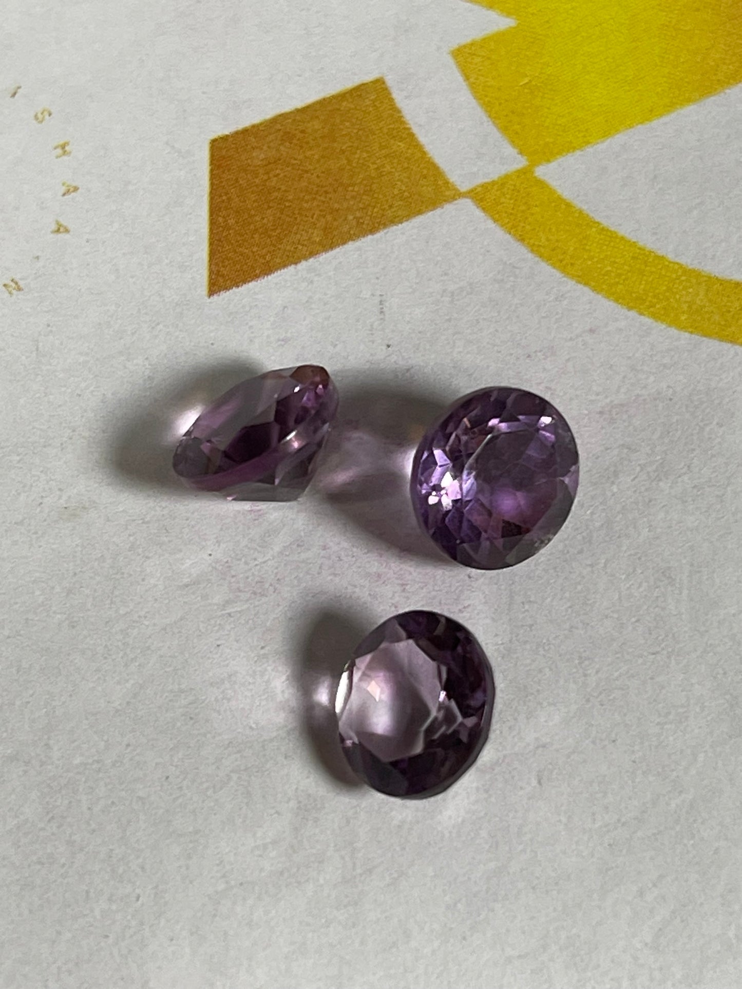 Faceted Amethyst - Natural Purple Round Cut - 1pc Stone - 2.50Ct TW