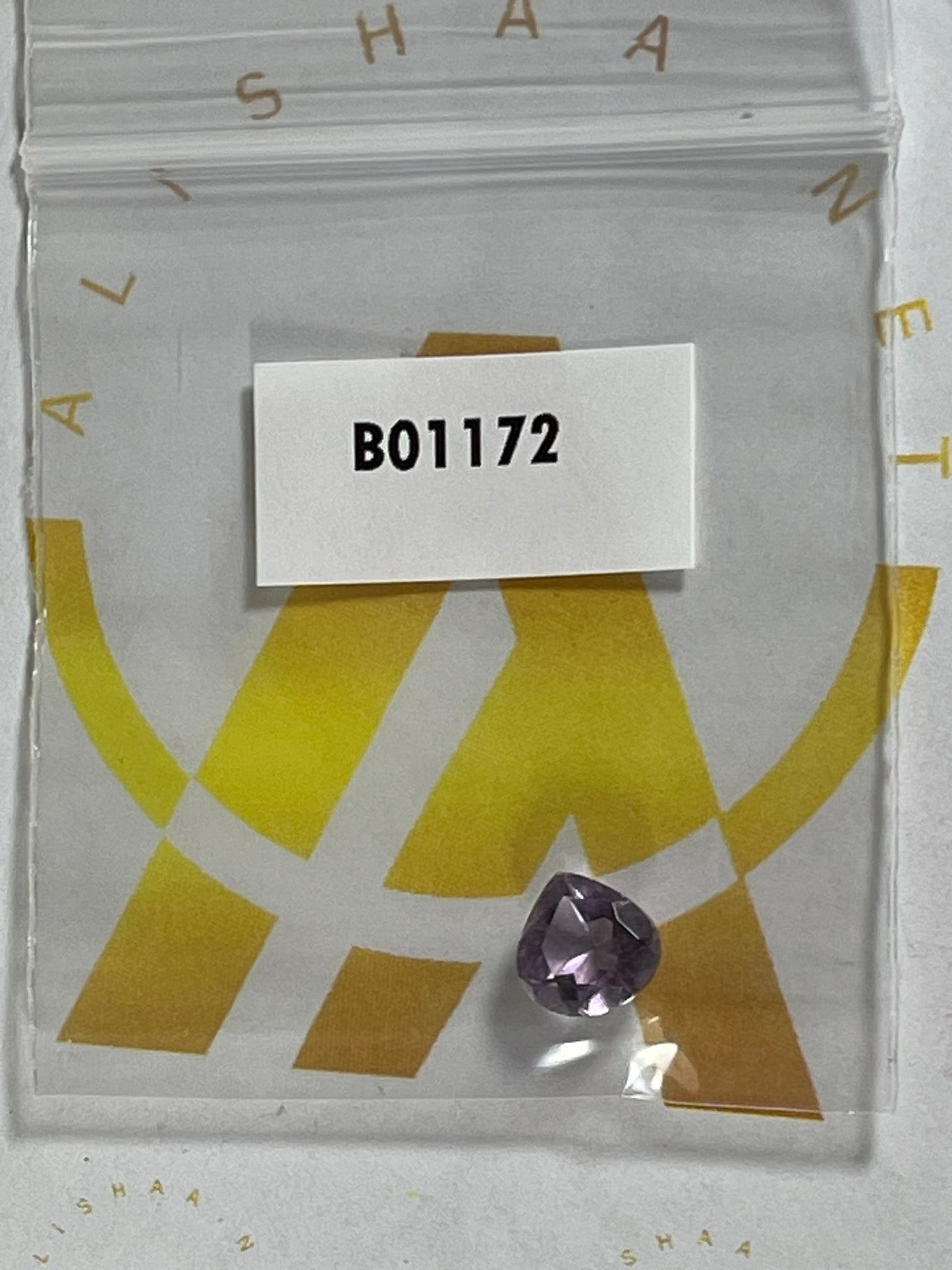 Faceted Amethyst - Natural Purple Pear Cut - 1pc Stone - 1.75Ct TW