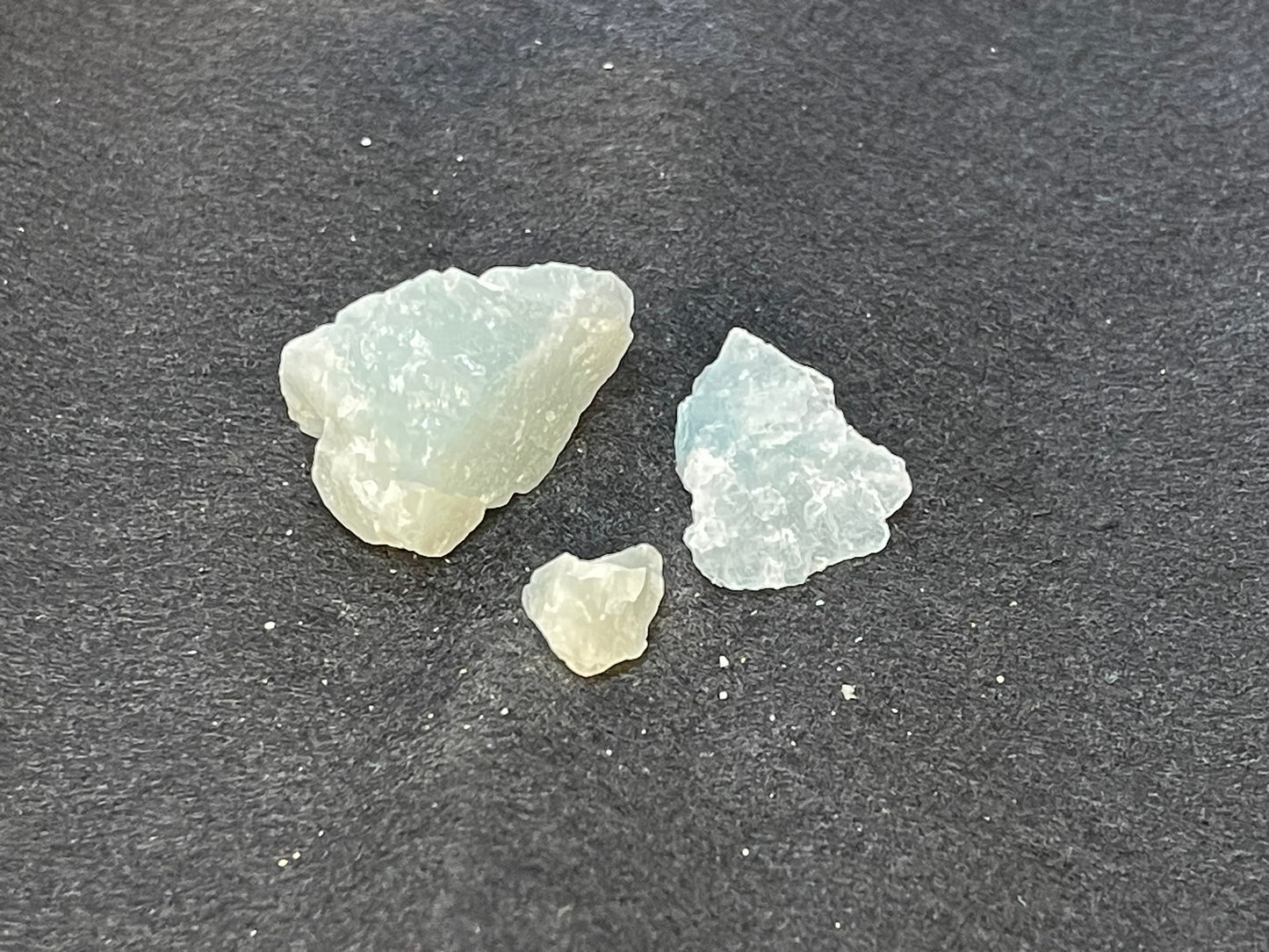 Rough Aquamarine - Real Natural Earth Mined - 3pc - 19.09g