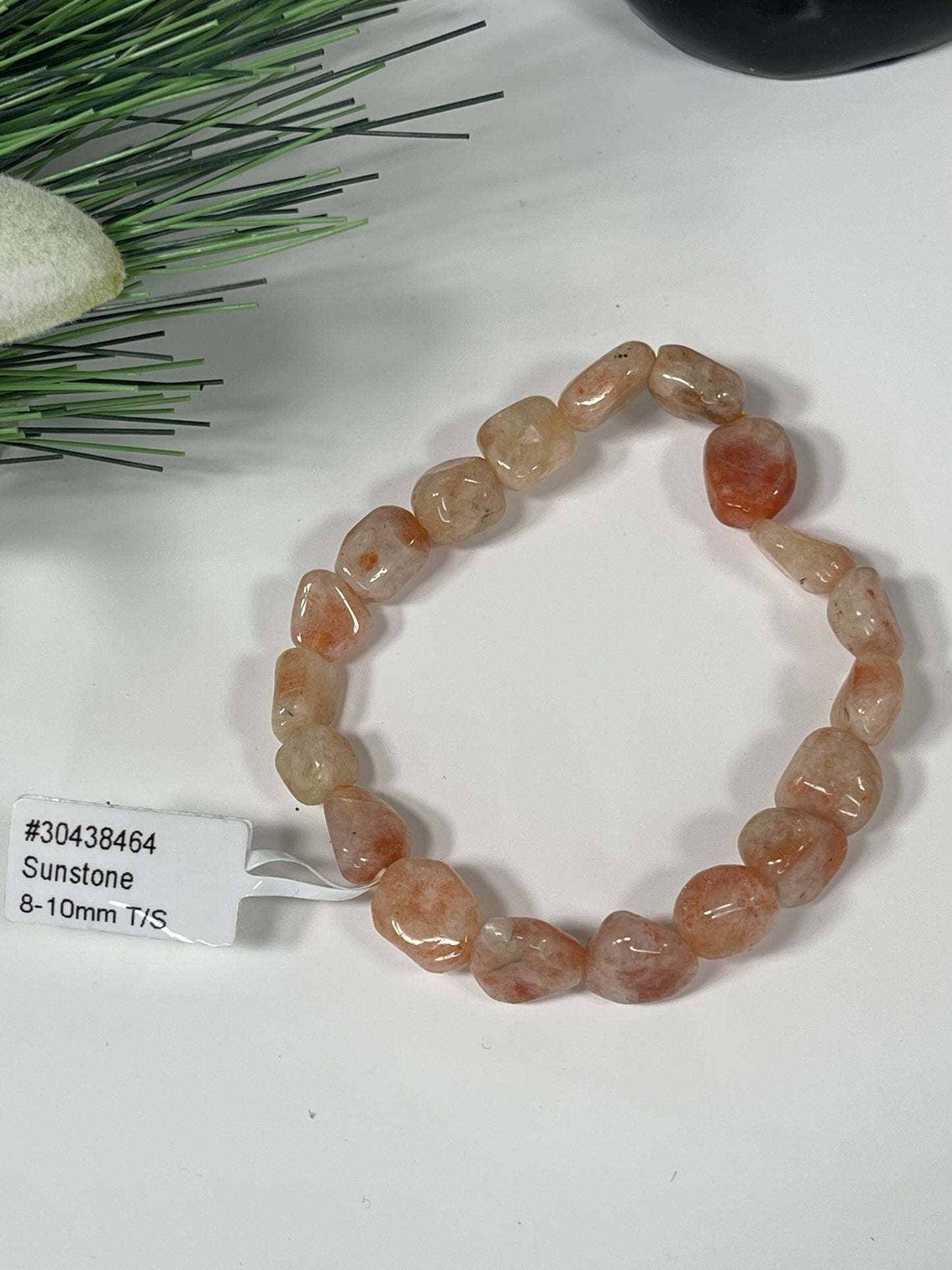 Bracelet - Natural Stone Sunstone Nugget Bracelet