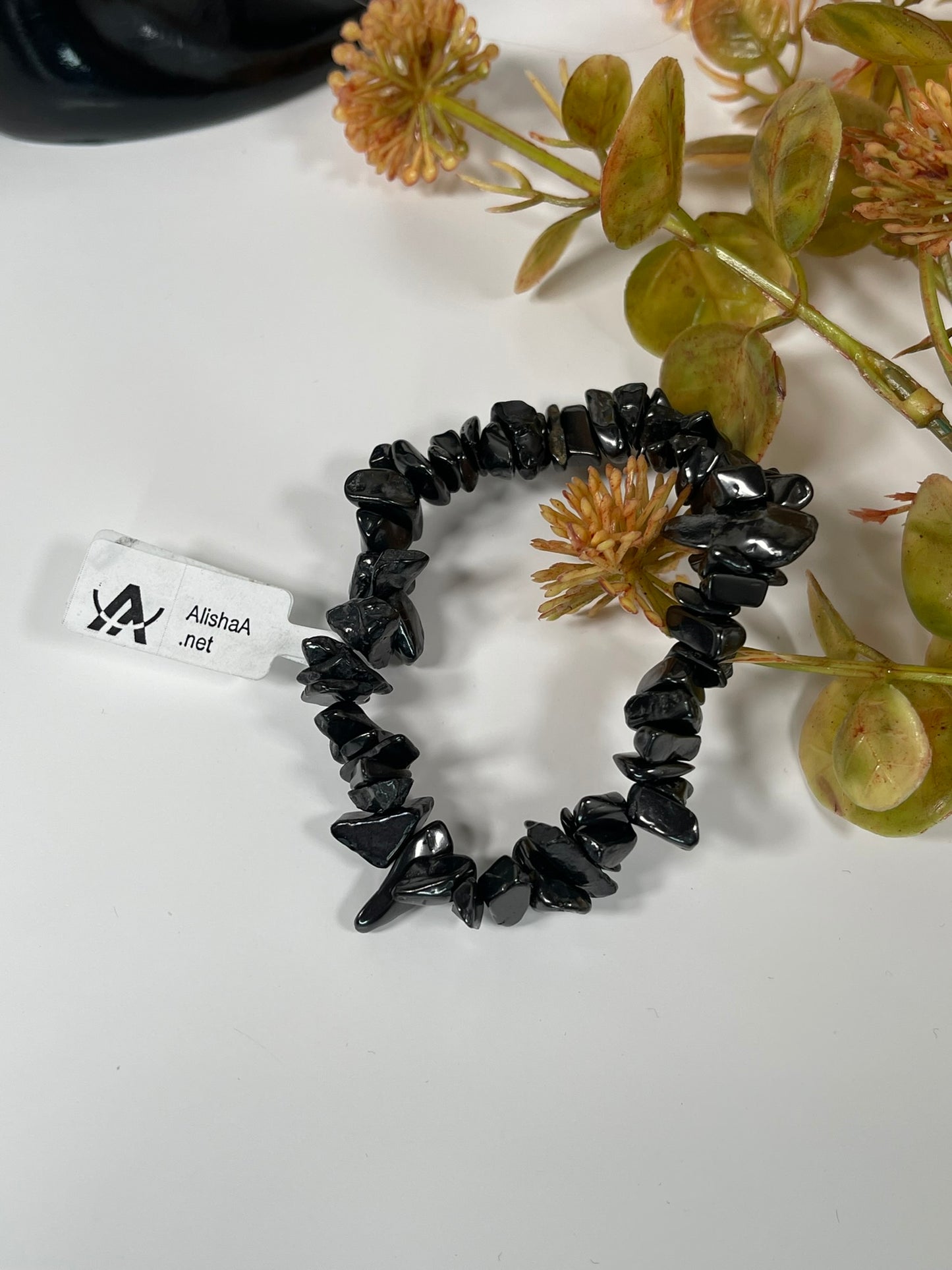 Bracelet - Natural Stone Shungite Chip Bracelet