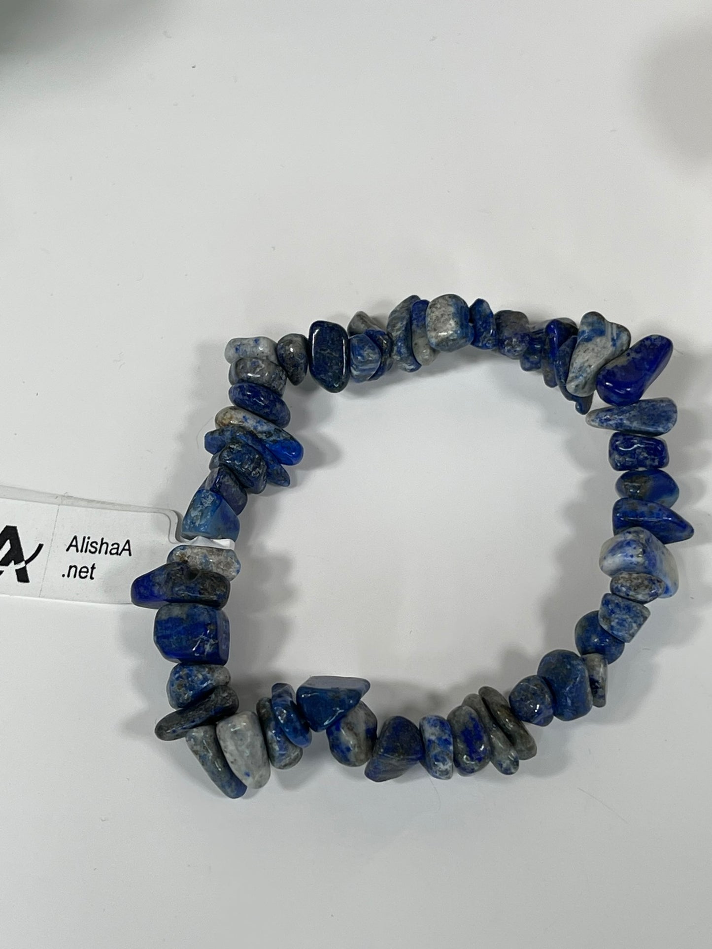 Bracelet - Natural Stone Lapis Lazuli Chip Bracelet