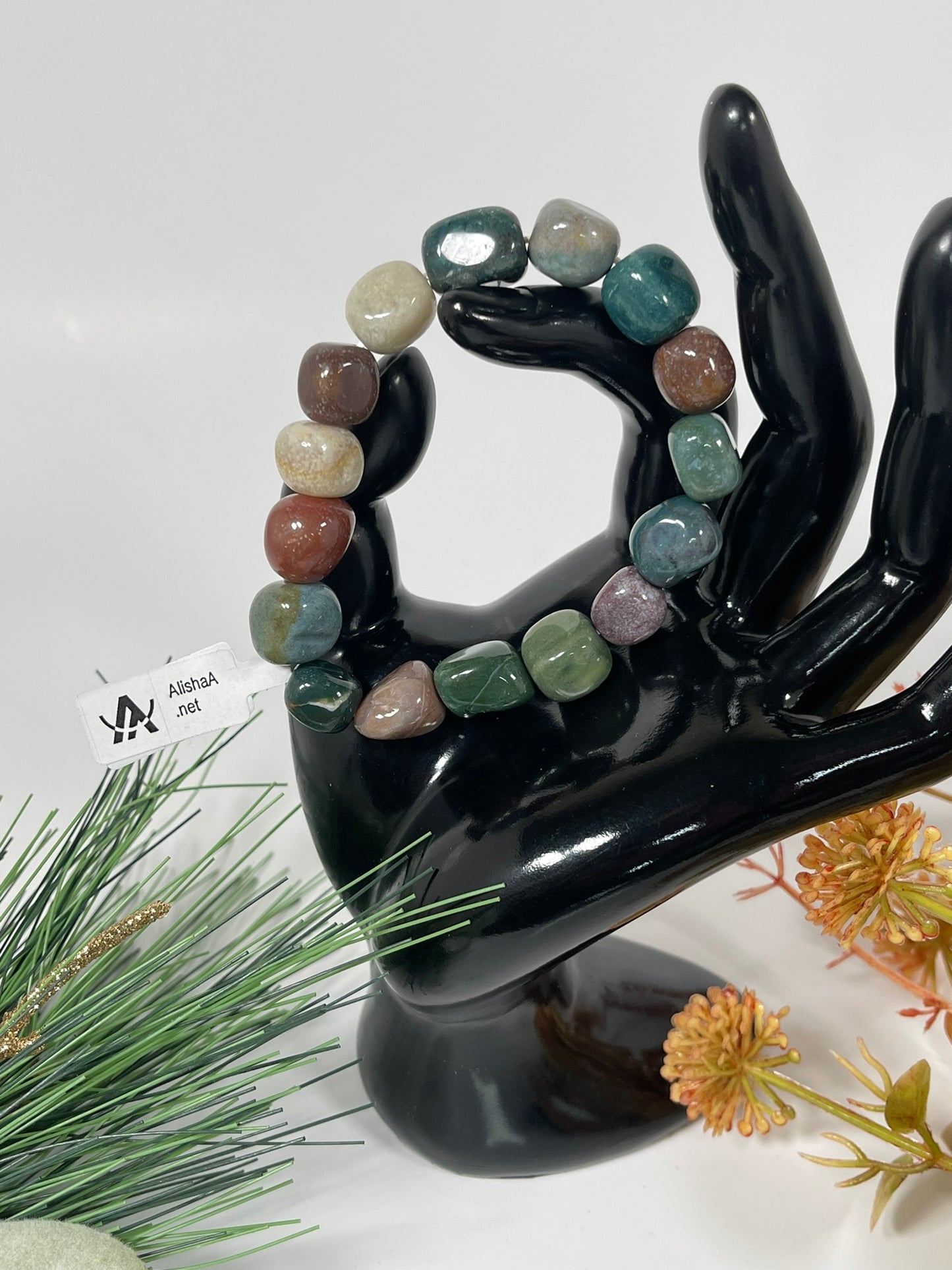 Bracelet - Natural Stone Fancy Jasper Nugget Bracelet