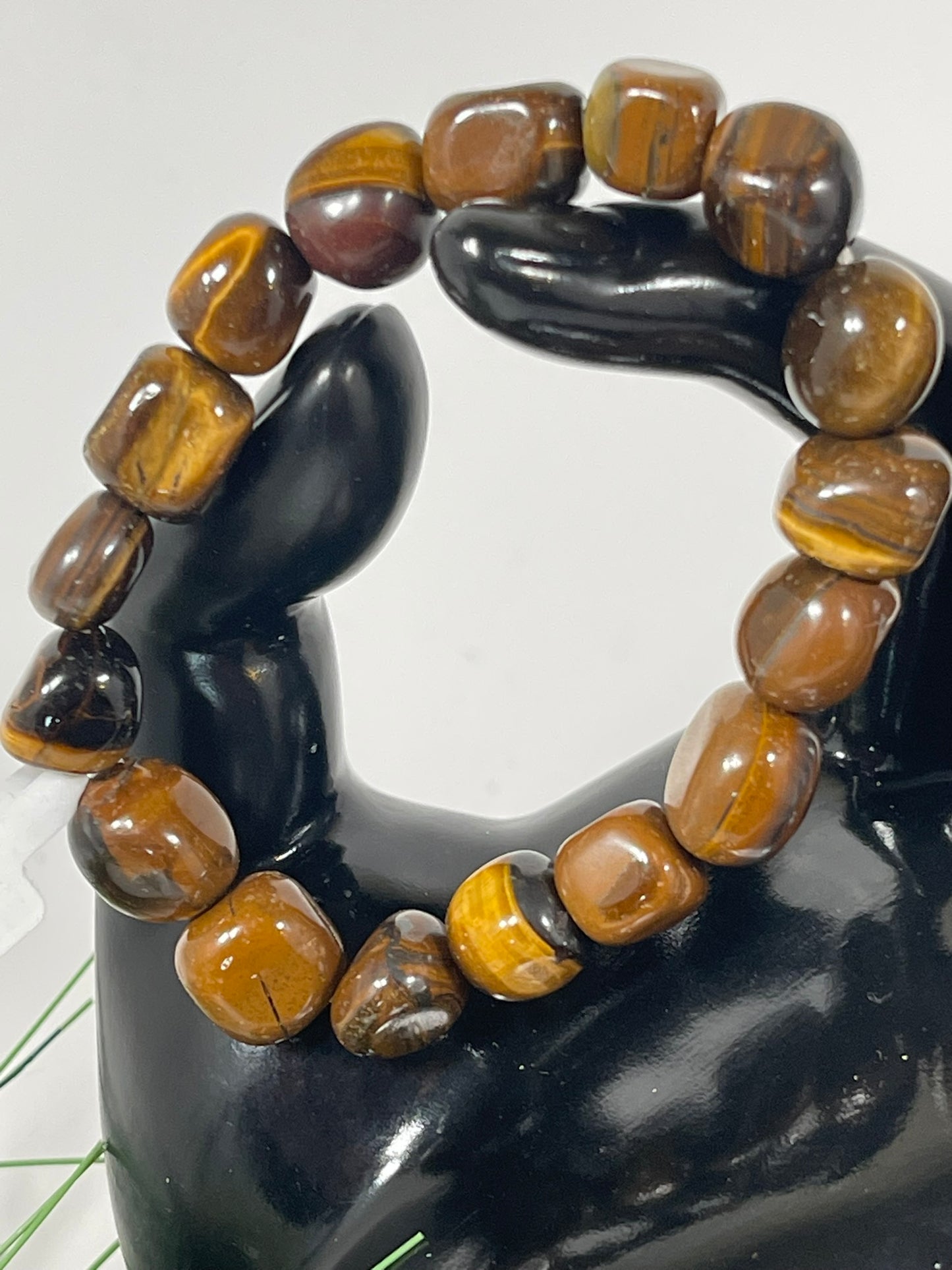 Bracelet - Natural Stone Tiger Eye Nugget Bracelet