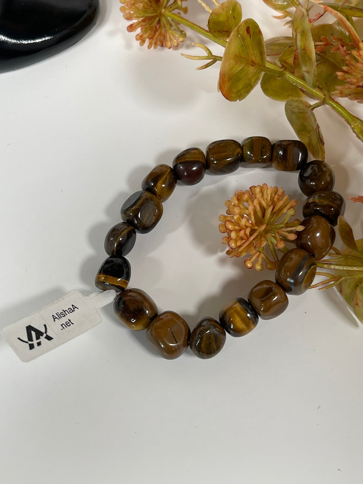 Bracelet - Natural Stone Tiger Eye Nugget Bracelet