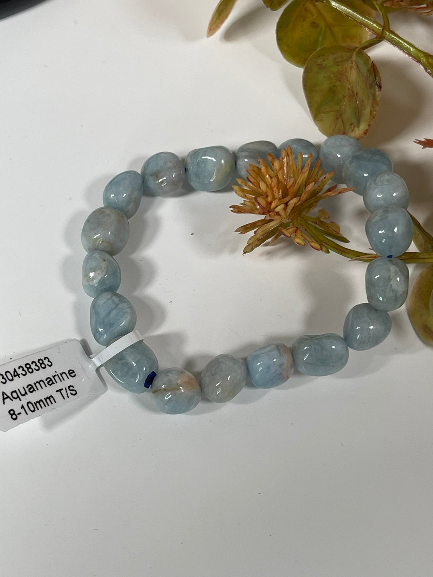 Bracelet - Natural Stone Aquamarine Nugget Bracelet