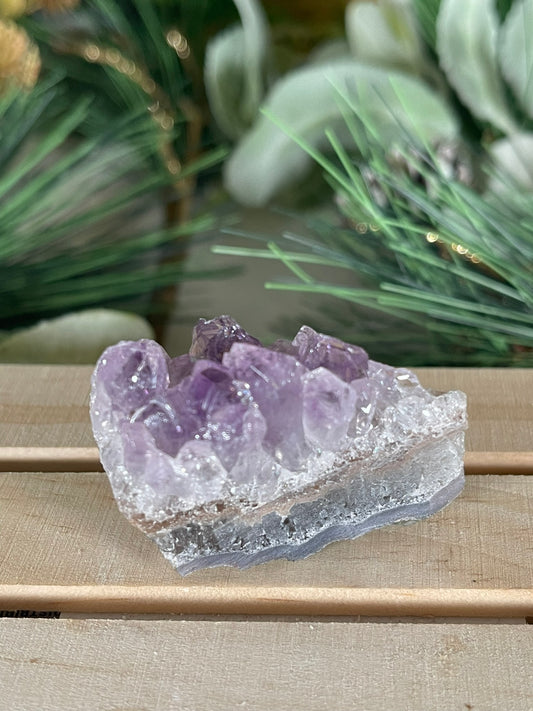 Rough Amethyst - Natural Stone Deep Quartz Crystal Cluster Specimen #4