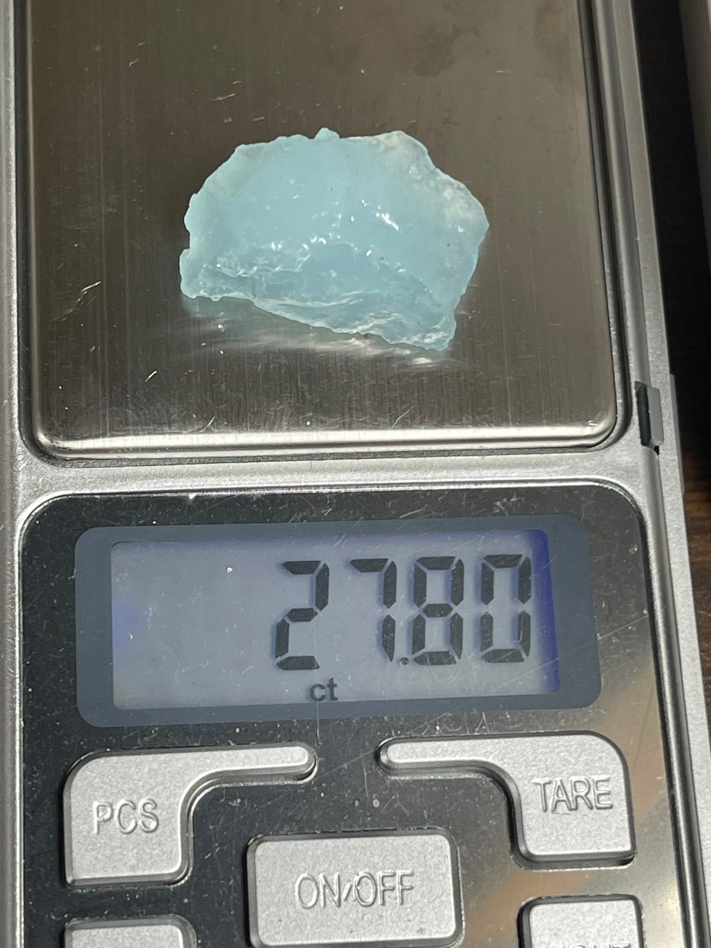 Rough Aquamarine - Natural Earth Mined Crystal Heated - 27.80Ct