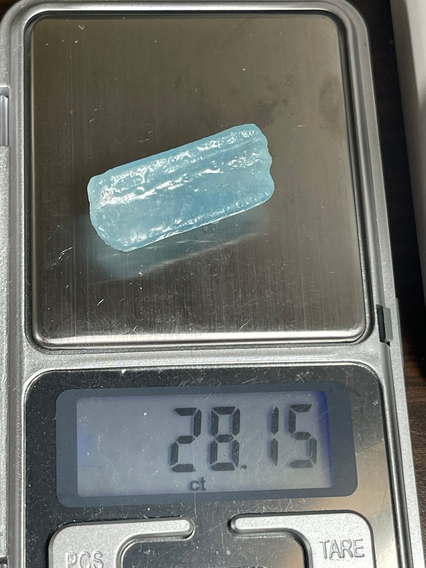 Rough Aquamarine - Natural Earth Mined Crystal Heated - 28.15Ct