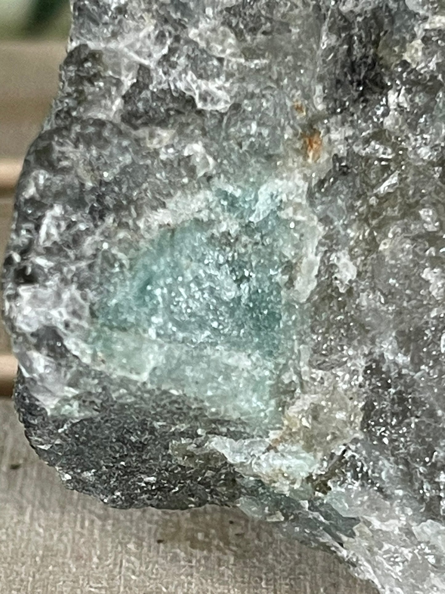 Rough Emerald - Natural Earth Mined Unique Crystal Specimen in Quartz Matrix - 109g