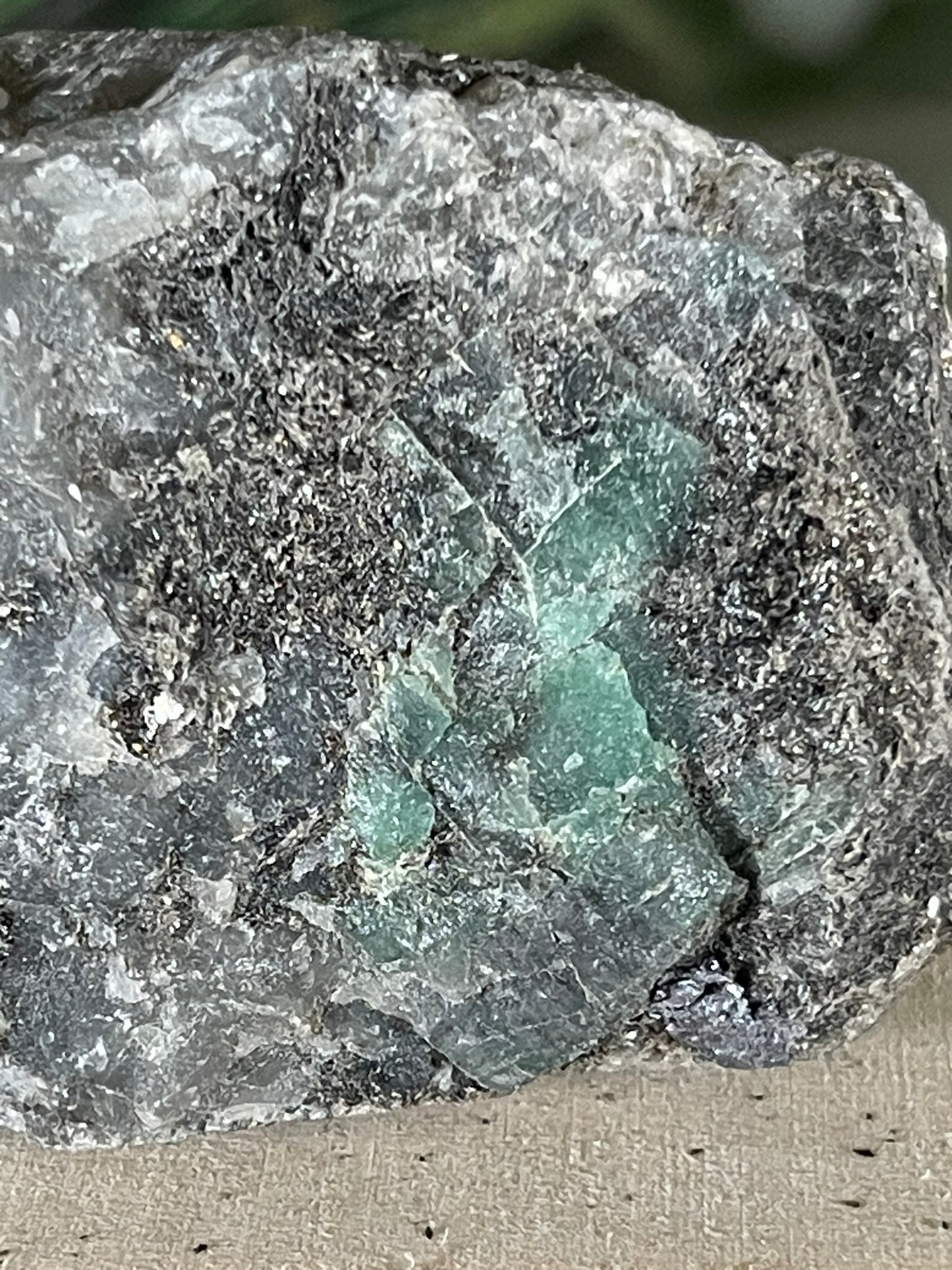 Rough Emerald - Natural Earth Mined Unique Crystal Specimen in Quartz Matrix - 99g