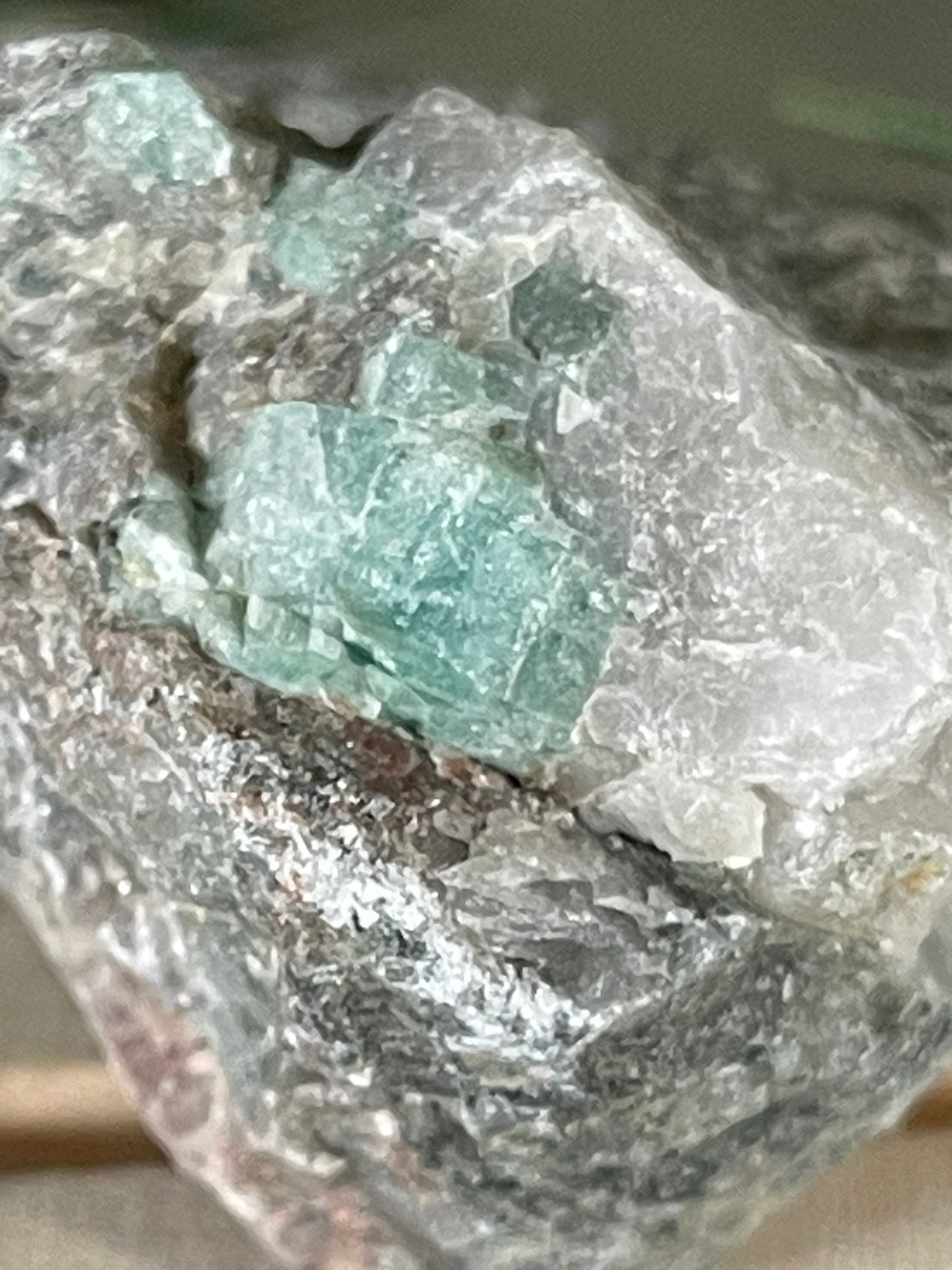 Rough Emerald - Natural Earth Mined Unique Crystal Specimen in Quartz Matrix - 83g