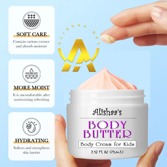 Alishaa's Body Butter Moisturizer Cream for Dry Skin for Children/Teens