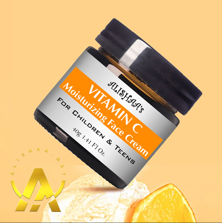 Alishaa's Clear absorption non-sticky delicate skin Moisturizing Vitamin C Face cream for Children/Teens