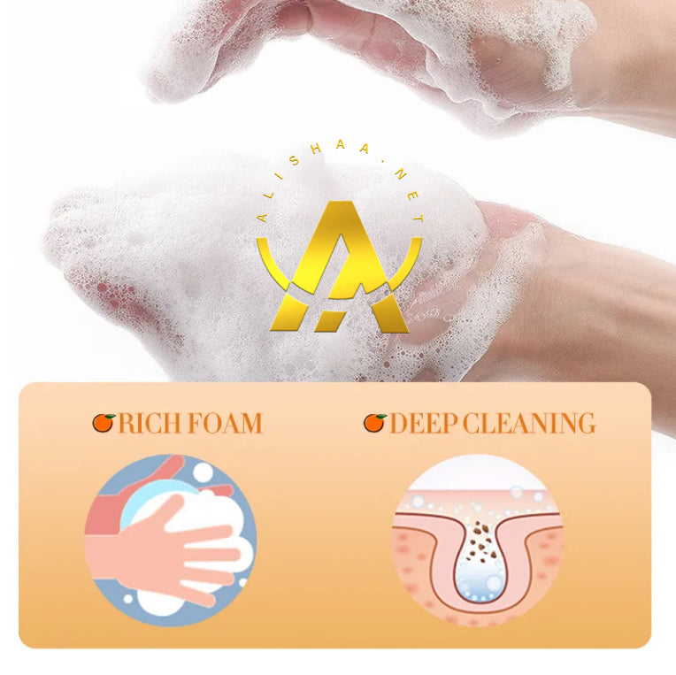 Alishaa's Brightening Whitening Handmade Deep Cleansing Vitamin C soap for Face Body Skin for Kids/Teens