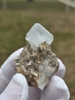 Certified Rare 153.25 ct Aquamarine Crystal on Mica Matrix – Natural Pakistan Himalayan Mineral Specimen - Image 2