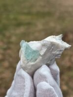 Certified 156.25 ct Natural Aquamarine Crystal on Albite Matrix – Pakistan Pegmatite Mineral Specimen - Image 2