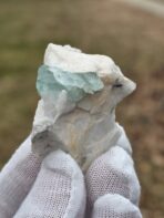 Certified 156.25 ct Natural Aquamarine Crystal on Albite Matrix – Pakistan Pegmatite Mineral Specimen - Image 6