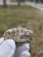 Certified Rare 152ct Aquamarine Crystal on Golden Muscovite Matrix – Natural Pakistan Pegmatite Specimen - Image 10