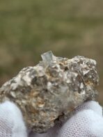 Certified Rare 152ct Aquamarine Crystal on Golden Muscovite Matrix – Natural Pakistan Pegmatite Specimen - Image 9