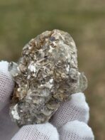 Certified Rare 152ct Aquamarine Crystal on Golden Muscovite Matrix – Natural Pakistan Pegmatite Specimen - Image 6