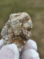 Certified Rare 152ct Aquamarine Crystal on Golden Muscovite Matrix – Natural Pakistan Pegmatite Specimen - Image 5