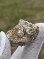 Certified Rare 152ct Aquamarine Crystal on Golden Muscovite Matrix – Natural Pakistan Pegmatite Specimen