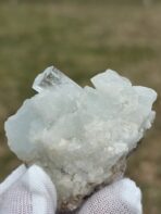 Brilliant 346.50ct Aquamarine Crystal Cluster on Muscovite & Feldspar Matrix – Pakistan Mineral Specimen - Image 5