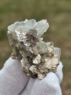 Natural Pakistani Aquamarine with Mica Crystal Specimen – 93.10 ct Himalayan Pegmatite