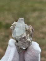 Pakistani Aquamarine Crystal on Sparkling Muscovite Matrix – Terminated 106.35-Ct Collector Specimen - Image 11