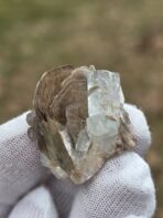 Certified 74.90ct Aquamarine Crystal with Mica Rosettes – Natural Pakistan Pegmatite Mineral Specimen - Image 3