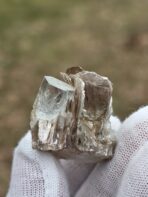 Certified 74.90ct Aquamarine Crystal with Mica Rosettes – Natural Pakistan Pegmatite Mineral Specimen - Image 4