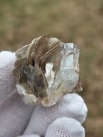 Certified 74.90ct Aquamarine Crystal with Mica Rosettes – Natural Pakistan Pegmatite Mineral Specimen - Image 11