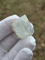 Certified 79.65ct Natural Aquamarine Crystal with Mica – Premium Pakistan Blue Beryl Specimen - Image 6