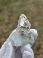 Certified Large 264.05ct Aquamarine Crystal Cluster with Mica – Natural Pakistan Pegmatite Specimen - Image 2