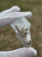 Certified Large 264.05ct Aquamarine Crystal Cluster with Mica – Natural Pakistan Pegmatite Specimen - Image 8