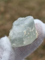 Certified 56.80ct Natural Aquamarine Crystal with Feldspar Matrix – Pakistan Pegmatite Mineral Specimen - Image 3
