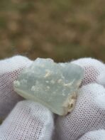Certified 56.80ct Natural Aquamarine Crystal with Feldspar Matrix – Pakistan Pegmatite Mineral Specimen - Image 5