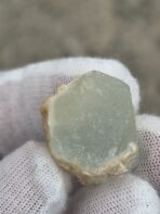 Certified 56.80ct Natural Aquamarine Crystal with Feldspar Matrix – Pakistan Pegmatite Mineral Specimen