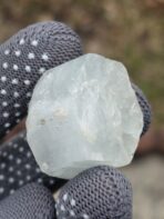 Certified 152.60ct Natural Aquamarine Crystal – Large Hexagonal Blue Beryl from Pakistan - Image 4